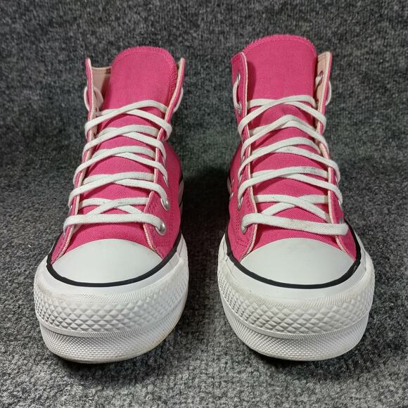 Converse Chuck Taylor All Star Lift Platform Women Size 7 Pink High Top Sneaker - Picture 2 of 9